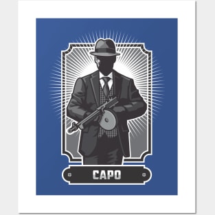 Character Metaphor- Mafia Mobster Capo 2.0 Posters and Art